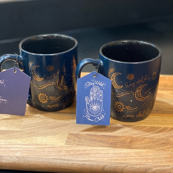 NEW “Stay Wild Moon Child” Navy & Gold Mug - Picture 7 of 7